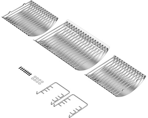 SafBbcue Aschekanne Ersatz für Char-Griller Holzkohlegrill 1224 1324 2121 2222 2727 2828 2929 Char-Broil 17302056 12301714 Royal Gourmet CC1830F CC1830R CC1830SC