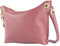 modamoda de - T243 - ital. Umhängetasche Klein Small aus Leder, Farbe:Altrosa
