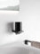 Distributeur de Savon Liquide KEUCO en métal chromé et Verre Cristal, Contenu Rechargeable Environ 180ml, Distributeur de Savon pour salles de Bains et Toilettes invités, Edition 11 Black Selection