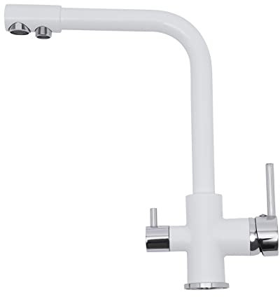 Grifo de Agua Potable 3 Vías Giratorio 360° con Filtro de Agua | Grifo de Cocina 3 en 1 | Acero Inoxidable 304 | Ideal para Cocina y Baño - Calidad y Diseño Elegante
