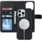Zouzt for iPhone 12 Pro Max/iPhone 13 Pro Max 6.7 Inch Detachable Wallet Case with Card Holder for MagSafe, Premium PU Leather 2 in 1 Flip Folio Book Magnetic Stand Protective Phone Cover - Black