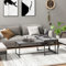 Festnight Satztisch 2er Set Couchtisch Beistelltisch Industrial Stil Tischset Satztische Wohnzimmertisch Tische Couchtisch Grau Sonoma