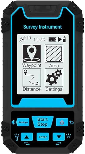 Attrezzatura Per Rilevamento GPS, Strumento Di Misurazione Terrestre GPS Portatile, Navigazione In Tempo Reale Ad Alta Precisione Ricaricabile, Misurazione Delle Coordinate, Modifica Del Percorso