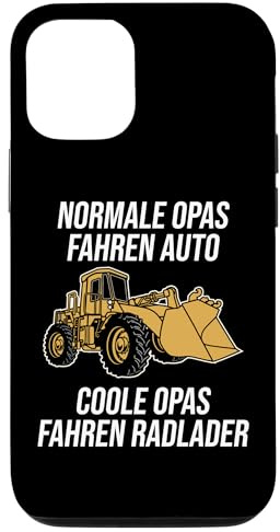 Hülle für iPhone 13 Radlader Opa Bagger Großvater Baggerfahrer Tiefbau Tiefbauer