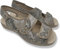Zapatillas de Casa con Velcro - Rejilla - Ancho Especial - Suela Antideslizante - Fabricado en España (DEVALVERDE 1170 BEIG, Sistema tallas calzado EU, Adulto, Números, mediano, 39)