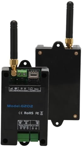 Abridor de Puerta G202 GSM, Abridor de Puerta Remoto 2G GSM Controlador de Acceso a Teléfono Celular Interruptor de Control Remoto para Puertas, Ascensores, Garajes, etc.
