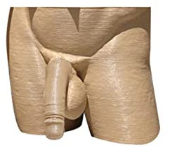 Funny Garden Decor Naughty Naked Rude Ornaments Figurine Resin Flower Pot Doll Statue For Desktop Indoor or Outdoor Lawn Decorations Novelty Interesting Gifts (Brown)