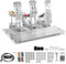 SIMSONN Plus X Sim Racing Pedals PC Simulator HE Hydraulikpedale Unterstützung für haptische Pedale Reactor (Plus X-P3-H3-Plate)