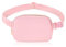 FuninCrea Sac Banana Homme Femme, Sacoche Banane en Nylon Étanchéité Fanny Pack avec Sangles Réglables, Sacoche de Ceinture Sac Sacoche Banane avec 3 Poches en Filet pour Voyage, Randonnée (Rose)