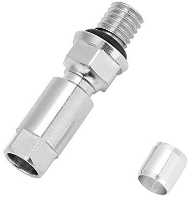 XIASABA 2 * 0.31In.0×4.0×1.0 Conector de manguera de freno de disco hidráulico Accesorio de inserción de oliva para manguera de freno E5 Er Xx X0 Oliva antioxidante y