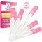 5 X Tests De Grossesse,Pregnancy Test,Détection Précoce De La Grossesse,Test De Grossesse Digital Avec Estimation De(Couleur rose)