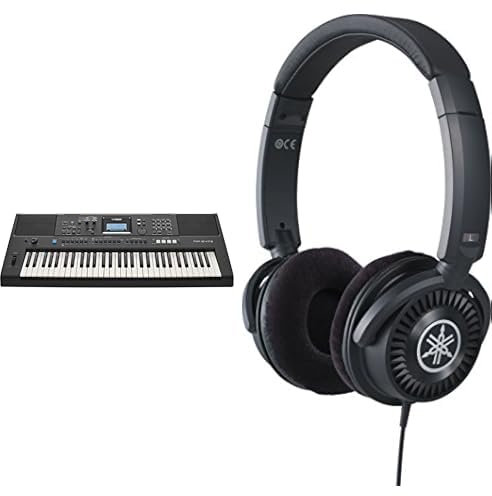 Yamaha Tastiera digitale portatile versatile PSR-E473 in dotazione con cuffie HPH-150
