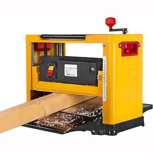 QYOEGSQ 13Inch Benchtop Planer,2000W Multifunctional Woodworking Heavy Duty Benchtop Planer with 8000R/Min,1-3mm Desktop Electric Jointers Plane Cutting Tools,for Wood Cutting Tools