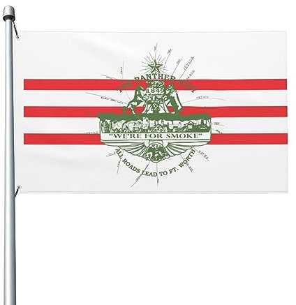 Außenbanner Fort Worth, Texas (1912–1968) Waschbar Flaggen Durable Fahnen Für Feiern Drinnen Dekoration 90X150cm