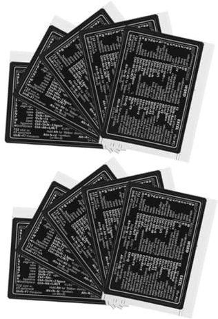 Happyyami Laptop Stickers 10 Pack Keyboard Decals Hebrew Keyboard Stickers Computer Sheet