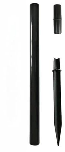 RyanDesign 21 cm verstärkte ABS-Kunststoff-Solar-Erdspieße – langlebige Solarlicht-Ersatzpfähle für Garten, Weg, Deck, Camping, Weihnachtsbeleuchtung (passend für 2,1 cm Stangendurchmesser) (2