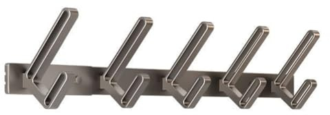 Bosiyrggrl Wall Hook Without Drill Hook Clothes Hook Bathroom Toilet Space Aluminum Hook Wall Door Hook B