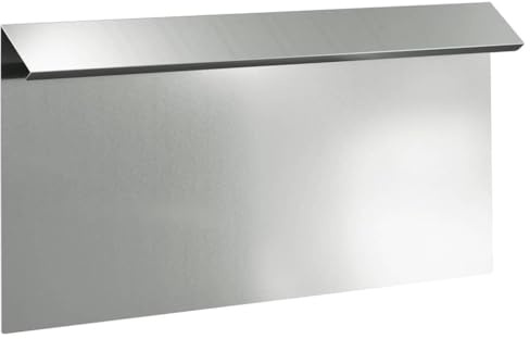 vidaXL Schneckenzaun 16 pcs Silber 50 x 3,5 x 25 cm Verzinkter Stahl, Garten und Terrasse, moderner Schnecken-Schutz, haltbare Gartenzaun-Kante, Landschaftsschutz