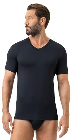Mey Herren T-Shirt V-Ausschnitt Serie Iconic Modal | Innovative Technologie, Hochwertige Modal Mischung mit Coolmax®, Klassisches T-Shirt, Unifarben, Gr. S-XXL