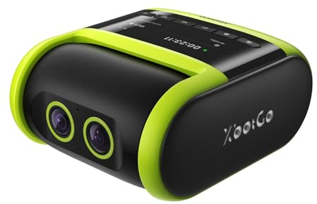 XbotGo Falcon All-in-One AI Action Camera, 4K Auto Tracking Sport Camera for Soccer, Basketball & Football, Dual-Lens Team Sports Recorder with Live Streaming, No Subscription Required (Edge Green)