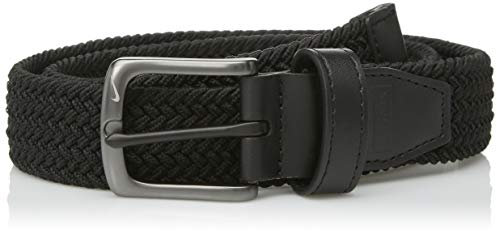 Nike Stretch-Gürtel für Jungen, Jungen, Gürtel, Stretch Woven Belt, schwarz, Medium