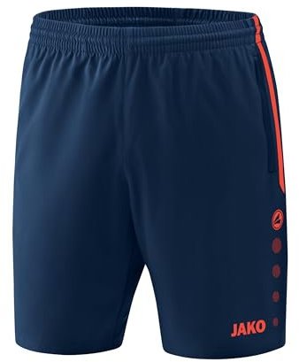 JAKO Competition 2.0 Short Damen blauorange, 34/36 (XS/S) Damen