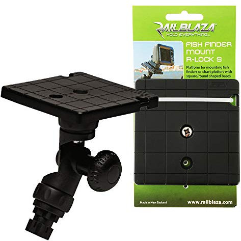 RAILBLAZA Unisex-Adult ND-196 Fish Finder Mount R-Lock S, Black, Standard