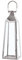 Klassische Laterne Silber 53 cm Crete