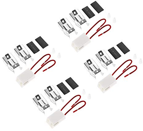 gohantee Burner Terminal Receptacle Block Kit Pack of 4 Replace # 12001676 Compatible with Kenmore Sears & Maytag