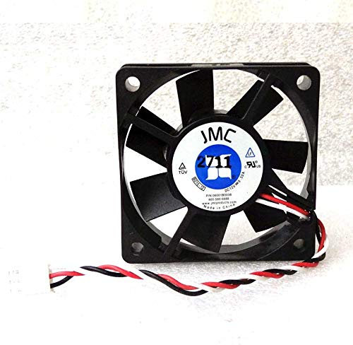 5pcs Cooler Fan for JMC 60mm x 15mm Server Fans 3 Pin 25 CFM Dual Ball 12V 6015-12 NEW