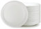 SPHIRES 10/50 Pack Disposable Paper Plates Disposable White Paper Plates White - Heavy Duty Paper Plates 10 Inch Biodegradable Paper Plates Compostable Recycled Paper Plates for Parties & Events