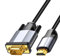 SELIACR Cable HDMI a VGA 1080p Full HD, 1,8m HDMI macho a VGA macho Compatible con el ordenador de sobremesa, el portátil y la televisión de alta definición, así como con la Raspberry Pi TV Xbox
