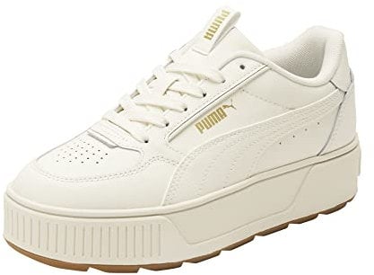 PUMA Damen Karmen Rebelle Sneaker, Warm White Team Gold, 40 EU
