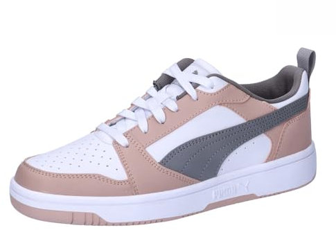 PUMA Rebound V6 Low, Sneaker Unisex - Adulto, Rose Quartz White Stormy Slate, 40 EU