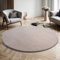 the carpet Relax Moderner Flauschiger Kurzflor Teppich, Anti-Rutsch Unterseite, Waschbar bis 30 Grad, Super Soft, Felloptik, Sand, 160 cm Rund