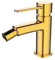 KOLMAN Bidetarmatur Bidetbatterie Gold GLAMOUR Wasserhahn Bidetmischer Bidetbatterie