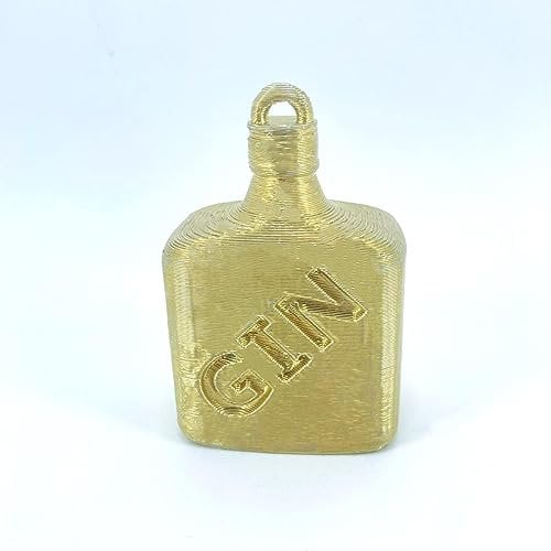 Weihnachtsbaumkugel in Form einer Gin-Flasche, Dekoration für Weihnachten