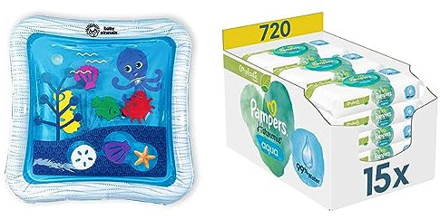 Baby Einstein, Opus’s Ocean of Discovery & Pampers Harmonie Aqua Baby Feuchttücher Box, 720 Tücher (15 x 48), sanfter Hautschutz für zarte Haut mit 99% Wasser