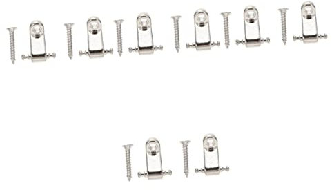 ibasenice 4 Sätze Saitenschnalle Für E-Gitarre E-Gitarren-zubehör Gitarren-spezialteile Gitarrenbaumhalter Zubehör Für Gitarreninstrumente Basskopfhalterung Metall Ukulele Feste Stange