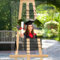 Dicodes Personalisierte Graduierung Acryl Willkommensschild mit Fotos Klasse von 2025 Benutzerdefinierte Glückwünsche Grad Welcome Party Yard Sign(Tintenwäsche)