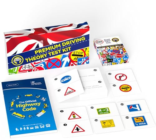 Safer Food Better Business 2024, including Food Hygiene Record Book and The Highway Code 2024 UK + 144 Road Signs Flash Cards