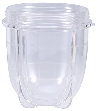Tasse de Pièce de Rechange, Tasse en Plastique Transparente Haute ou Courte Tasse Mélangeur Presse-Agrumes Pièces de Rechange Accessoires (Grande Tasse)