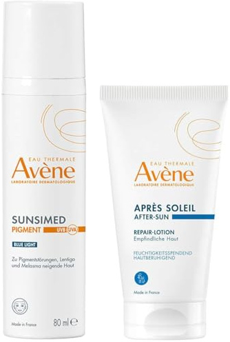 Avene Sunsimed Pigment 80 ml + gratis Repair-Lotion nach der Sonne 50 ml
