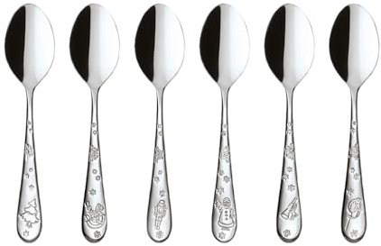 Villeroy & Boch – Toy's Delight Coffee Spoon Cutlery Set for 6 People, 6 Pieces, Dishwasher-Safe, rustproof, Cutlery Set, Spoon Set, Stainless Steel Cutlery Set