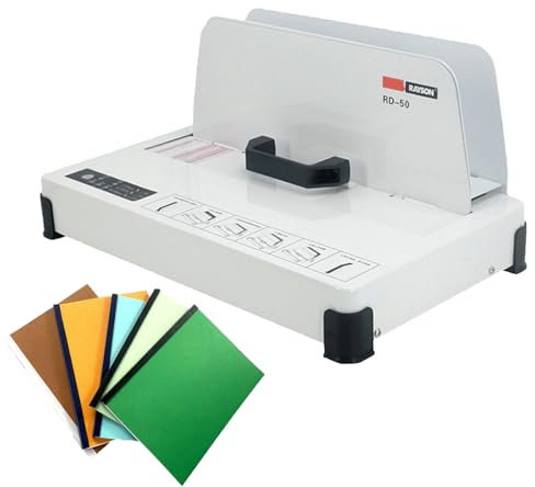 Kindevieft ThermobindegeräT, Ganzmetallkonstruktion, BuchbindegeräT Mit 500 Blatt KapazitäT, ThermobindegeräT FüR Dokumente Im Format A3/A4/A5/Letter, 3-Stufige Zeiteinstellung