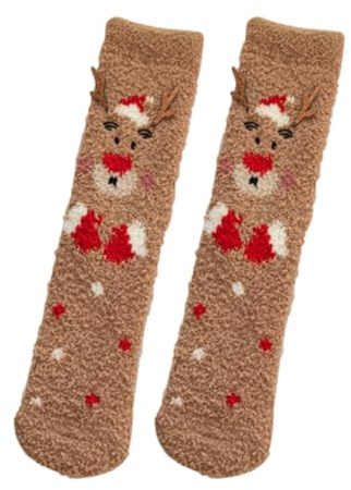 Herrensocken 43-46 Unisex Pflanzen Weihnachtssocken Unisex Kuschelsocken Geschenke Weihnachtssocken Unisex Pflanzen Niedlich Weihnachtssocken Schlafsocken für Weihnachten als Geschenke