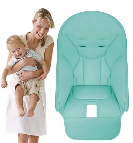 TQEBWUS Baby Hochstuhl Kissen - Kinder Hochstuhl Einsatz - Bequemer Sitzkissenbezug Aus PU-Leder Für Kinder, Hochstuhl Bezüge Und Kissen, Weicher Multifunktionaler Sitzbezug Mit Bequemer Polsterung