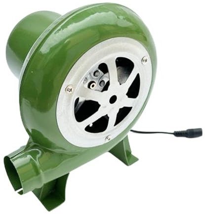 Kamin Ventilator für Grill | Elektrischer Ventilator mit Stabiler 12V Zentrifugalluftpumpe - Zünden Sie EIN Feuer mit einem energiesparenden elektrischen Ventilator mit AC und DC -Verwendungszweck