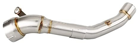 dzstnbhd Silencer Eliminator Pipe Motorcycle Exhaust Muffler Catalyst Delete And Link Pipe For 390 For Adventure 2020 2021 Slip-on Exhaust(Pre Decat A Link Ppe)