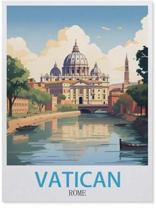 Vatikan, Rom, Italien，Puzzles, 1000-teiliges Puzzle Für Erwachsene Und Kinder Ab 10 Jahren（38x26cm）-S17